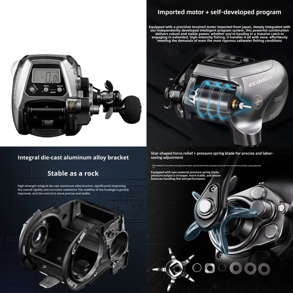 Electric Fishing Reel - 【2026 Mais Vendido】 Carretilha de Pesca