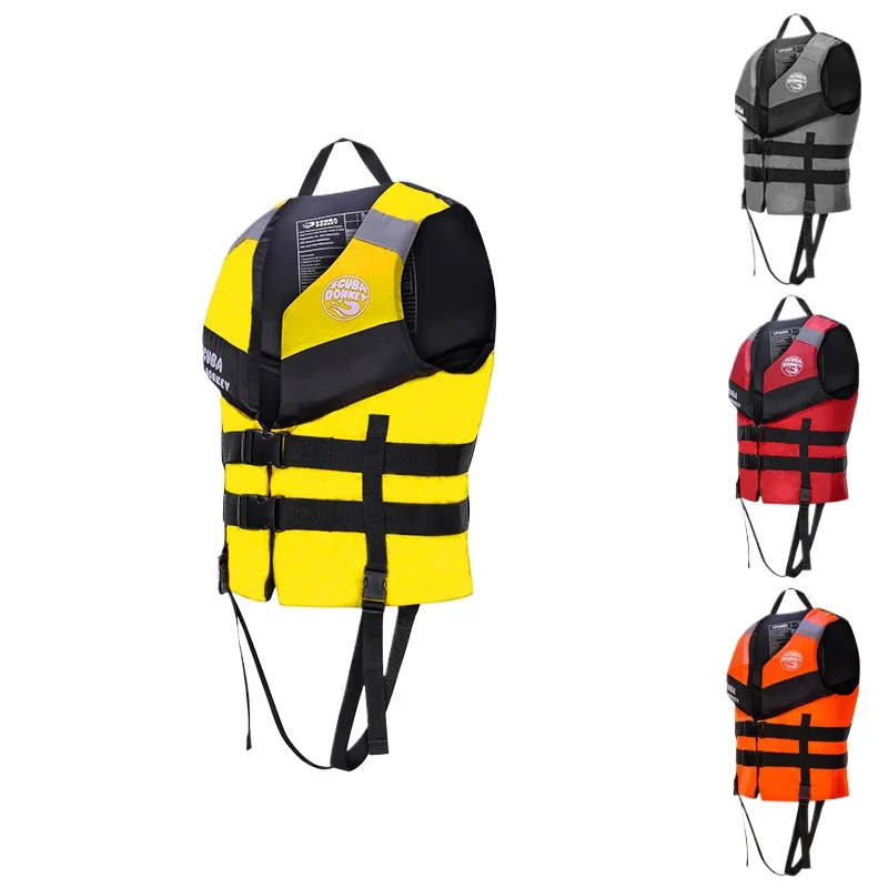 Fishing Vest Jacket - Colete Salva-Vidas Familiar para Natação, Rafting