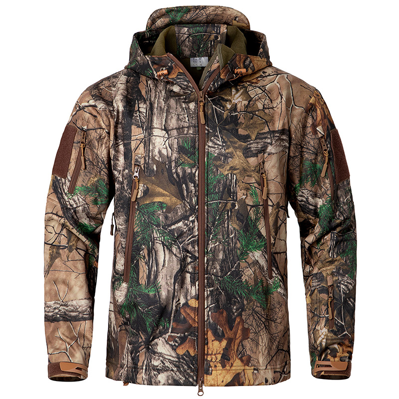 Fishing Equipment And Gear - Jaqueta tática camuflada masculina, silenciosa, macia,