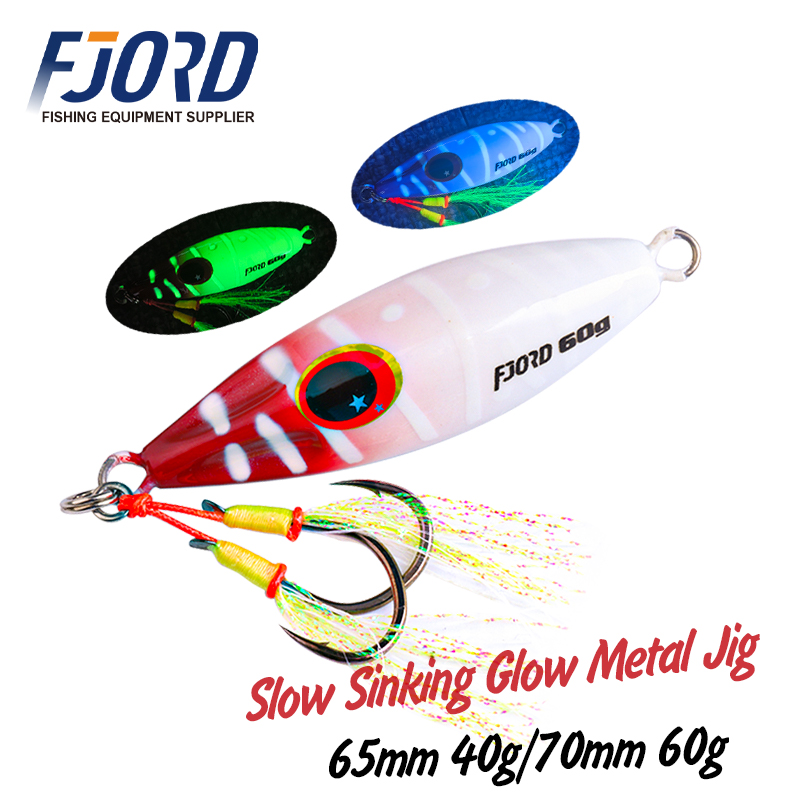 Fishing Equipment And Gear - Fjord 40g 60g metal gabarito iscas