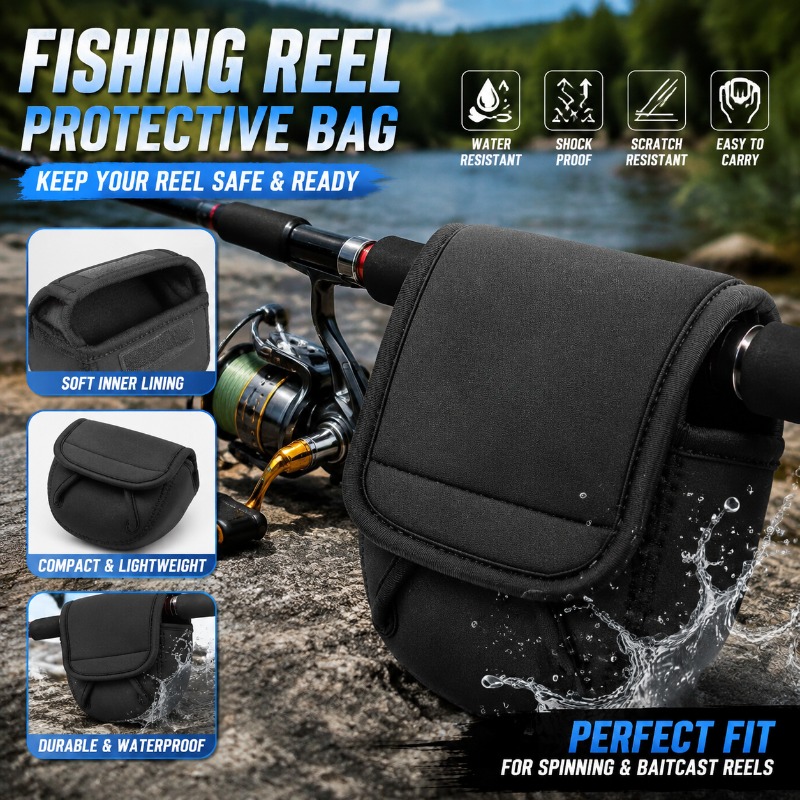 Fishing Equipment Rod - Capa Protetora para Carretilha de Pesca,
