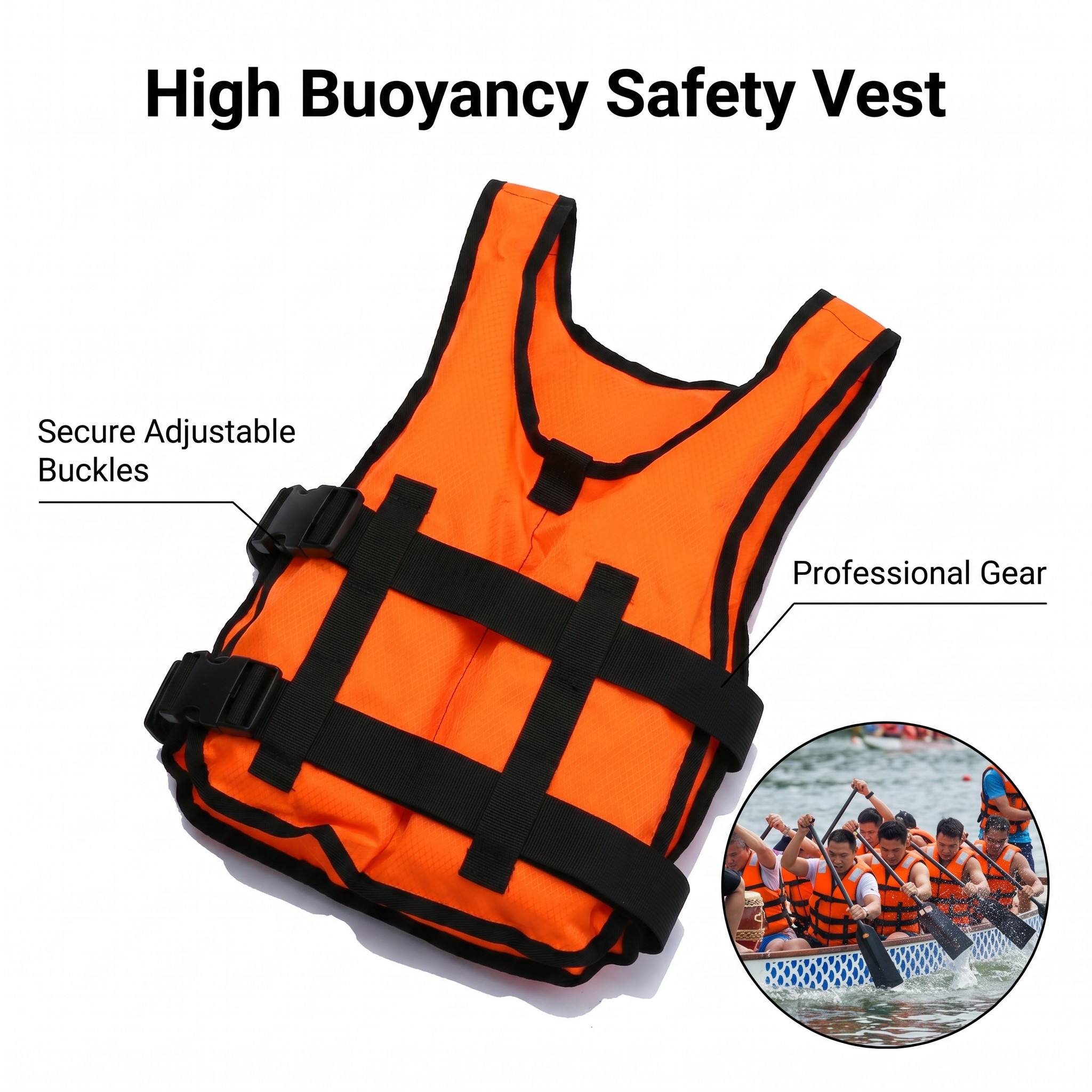 Fishing Vest Jacket - Colete Salva-Vidas Ajustável para Adultos, Colete