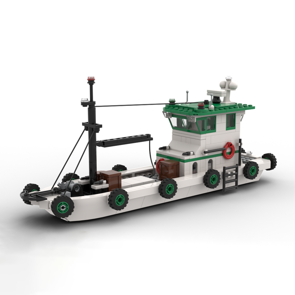 Modelo de Barco de Pesca MOC,  - Fishing Equipment Gifts avaliação e preço
