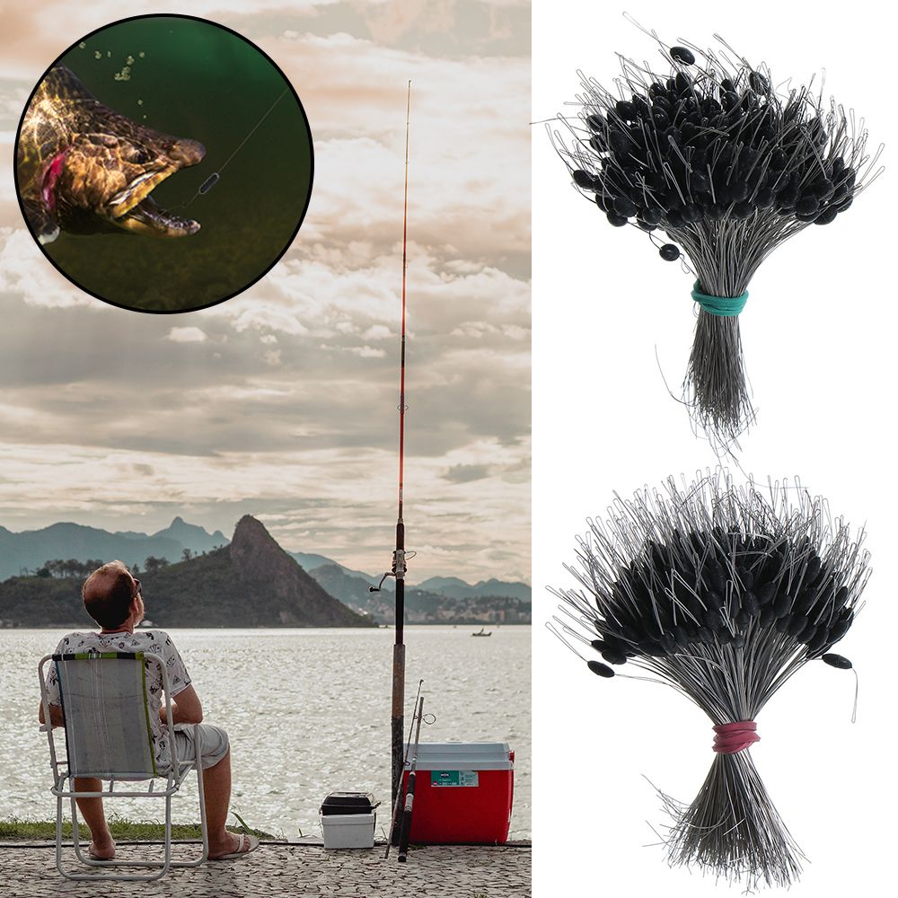 300 unidades/pacote preto flut - Fishing Bobber Float avaliação e preço
