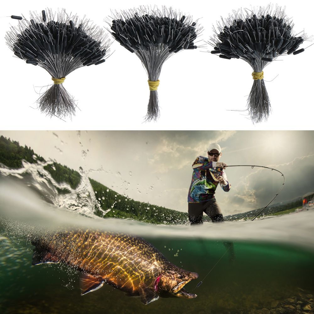 300 unidades/pacote preto flut - Fishing Bobber Float avaliação e preço