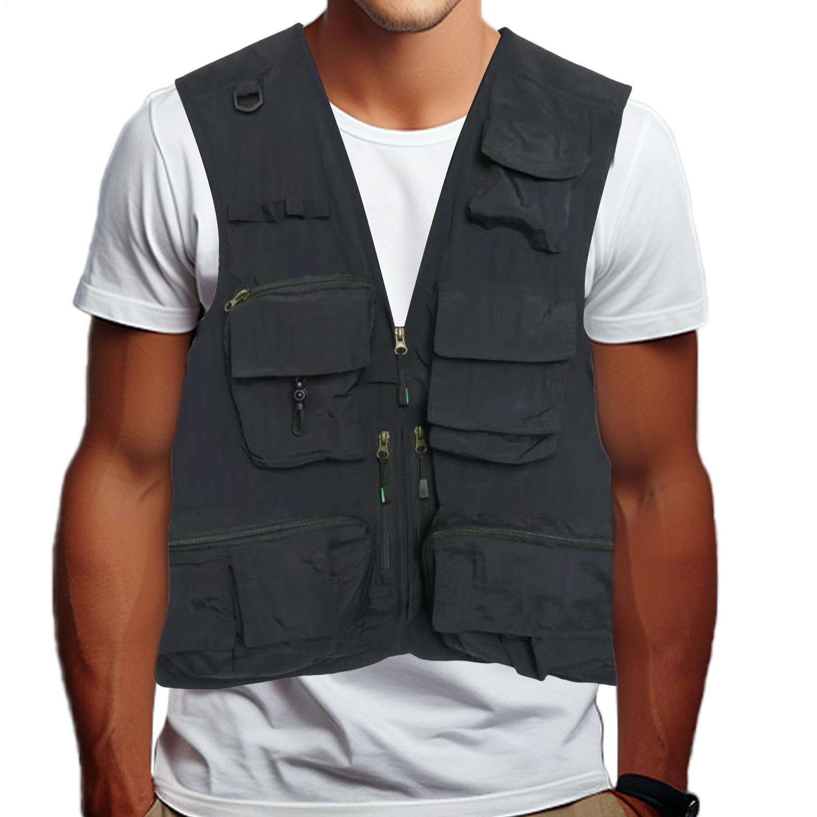Colete de pesca fotografia col - Fishing Vest Jacket avaliação e preço