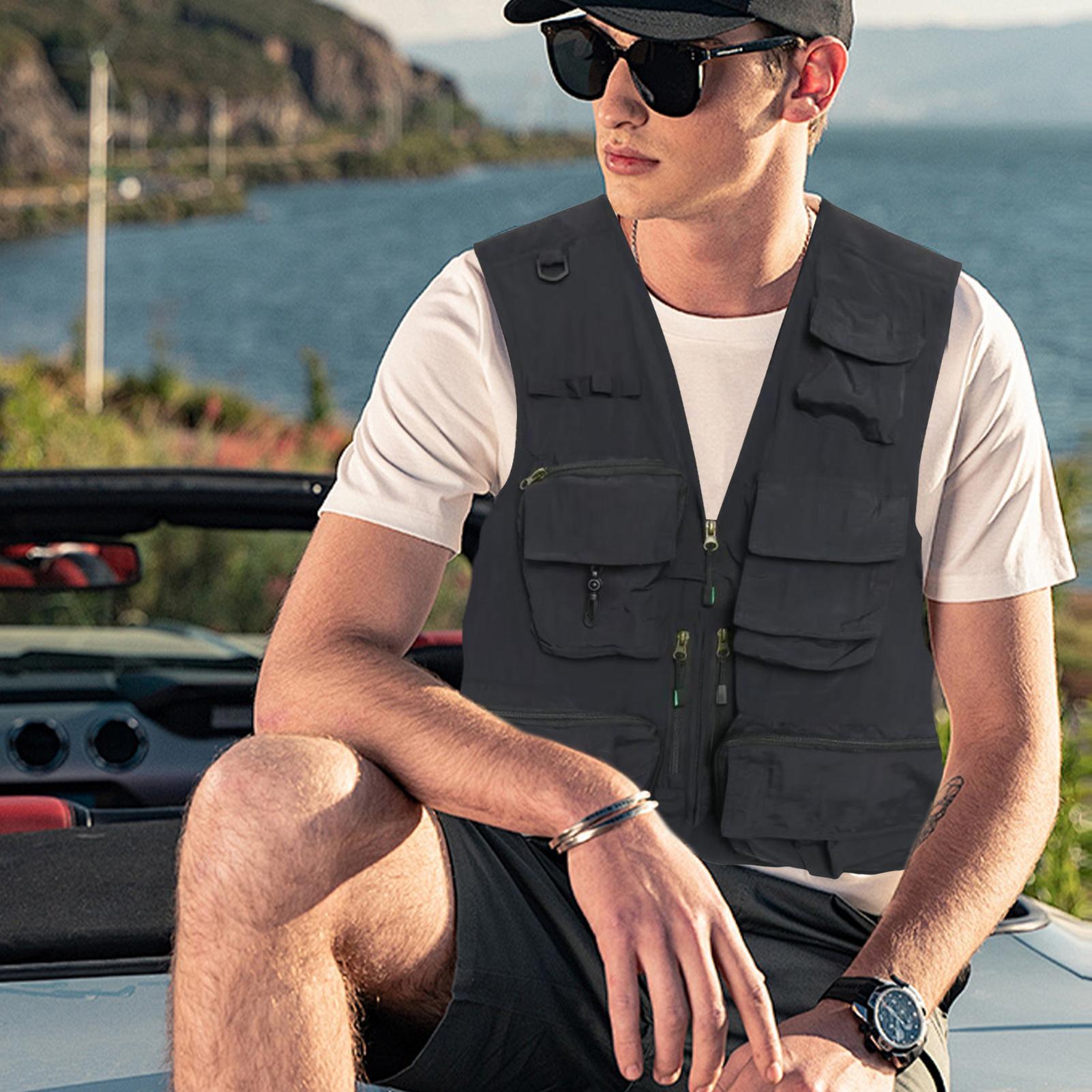 Colete de pesca fotografia col - Fishing Vest Jacket avaliação e preço