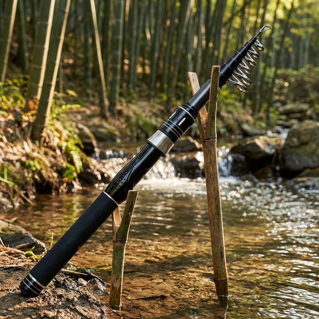 Vara de pesca telescópica ultr - Fishing Equipment Rod avaliação e preço