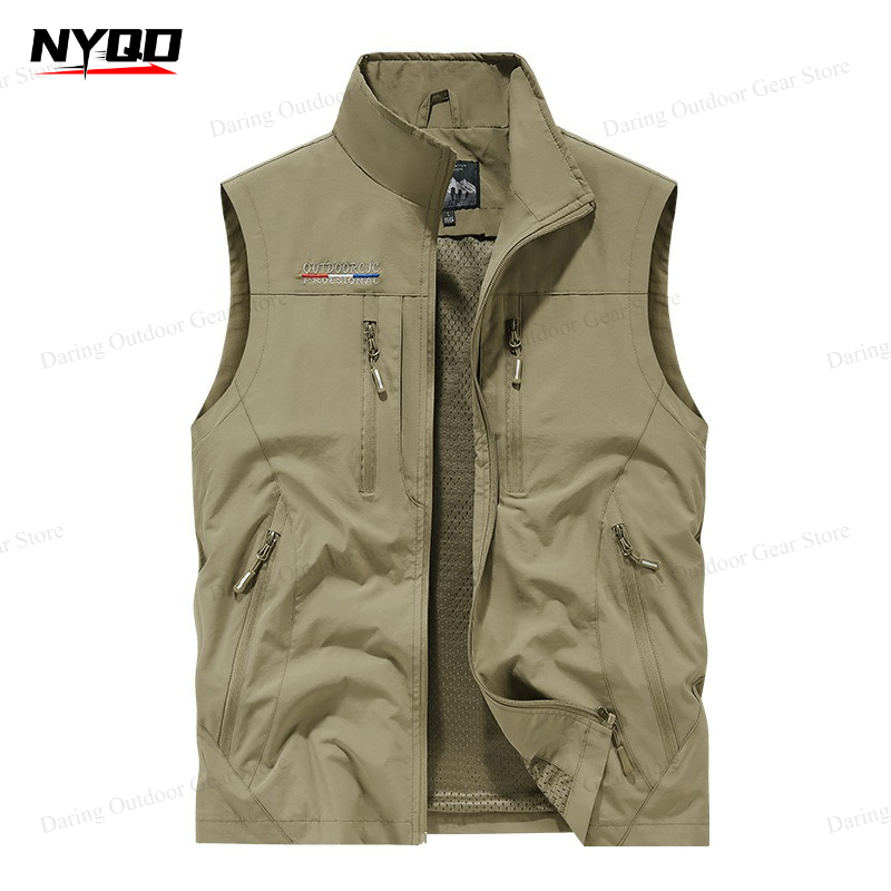 Colete de pesca masculino gran - Fishing Vest Jacket avaliação e preço