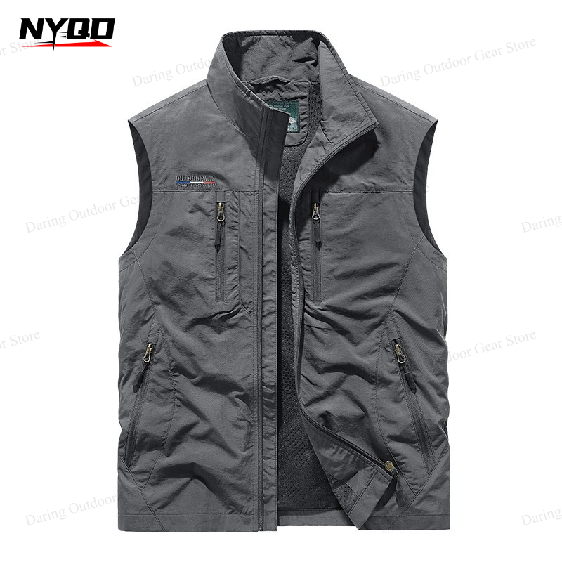 Colete de pesca masculino gran - Fishing Vest Jacket avaliação e preço