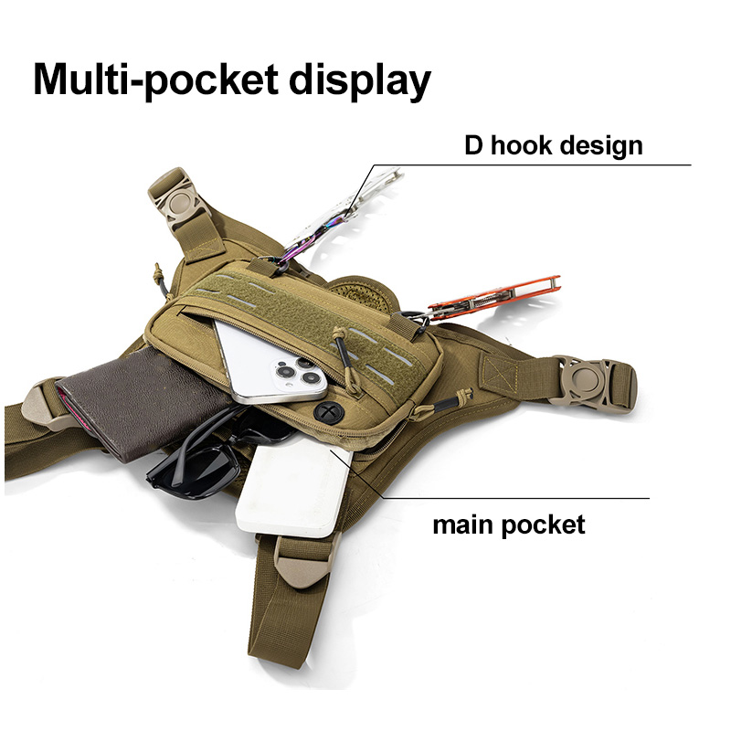 Colete Tático de Peito para Ca - Fishing Vest Jacket avaliação e preço