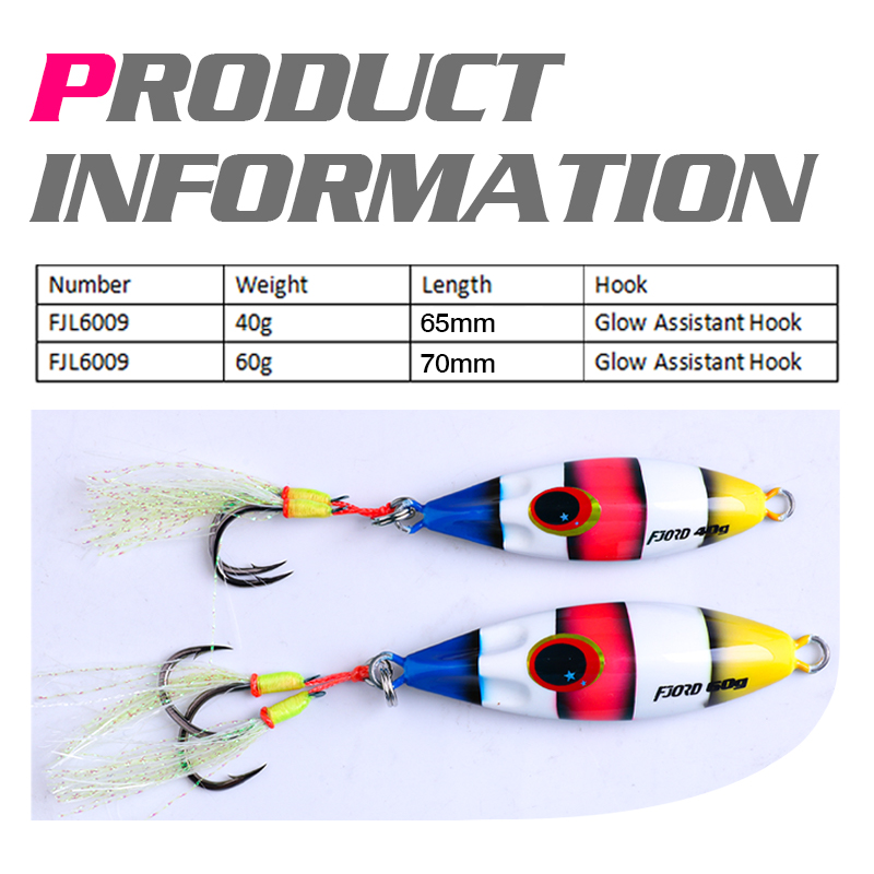Fjord 40g 60g metal gabarito i - Fishing Equipment And Gear avaliação e preço
