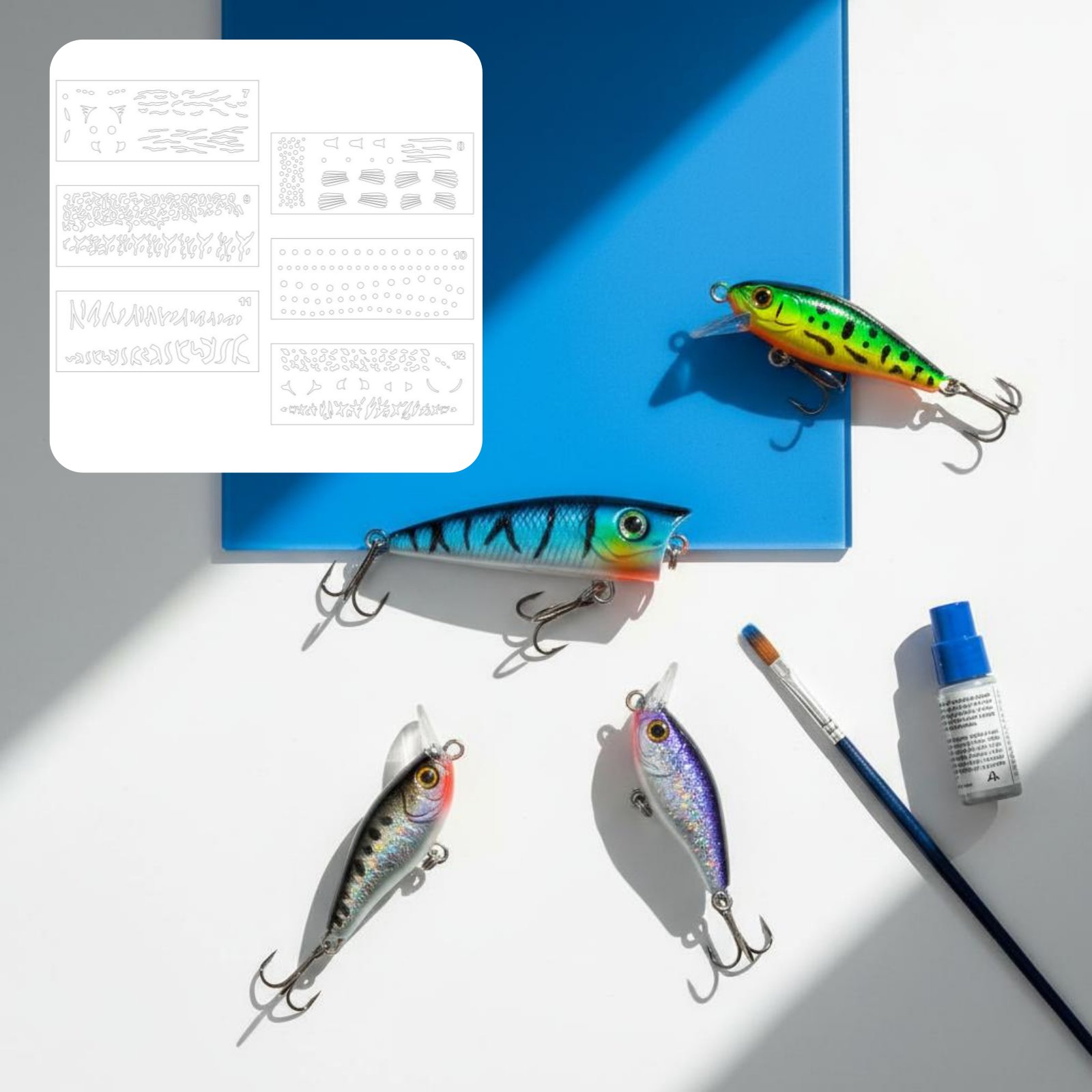 Molde de Pintura de Iscas DIY, - Fishing Gear avaliação e preço
