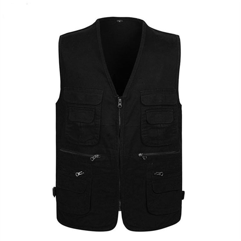 Homens Multi-bolso Tático Cami - Fishing Vest Jacket avaliação e preço