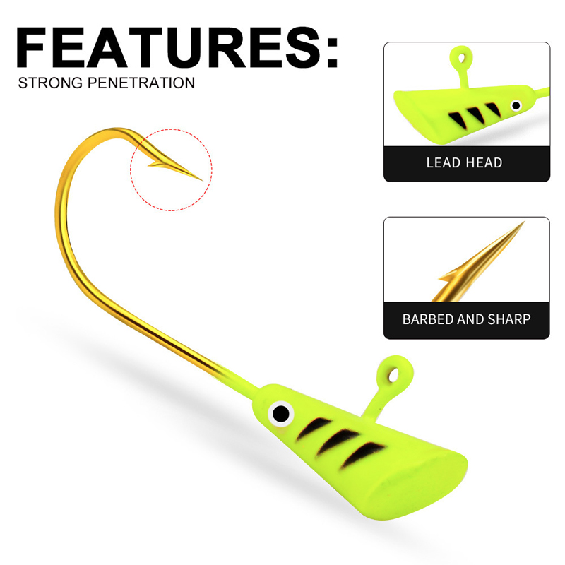Conjunto de 25 Anzóis Jig Head - Fishing Equipment And Gear avaliação e preço